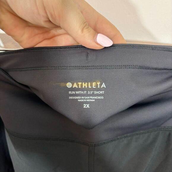 Athleta Run With It 3.5" Short NEW with tags 2X Black - Picture 8 of 13